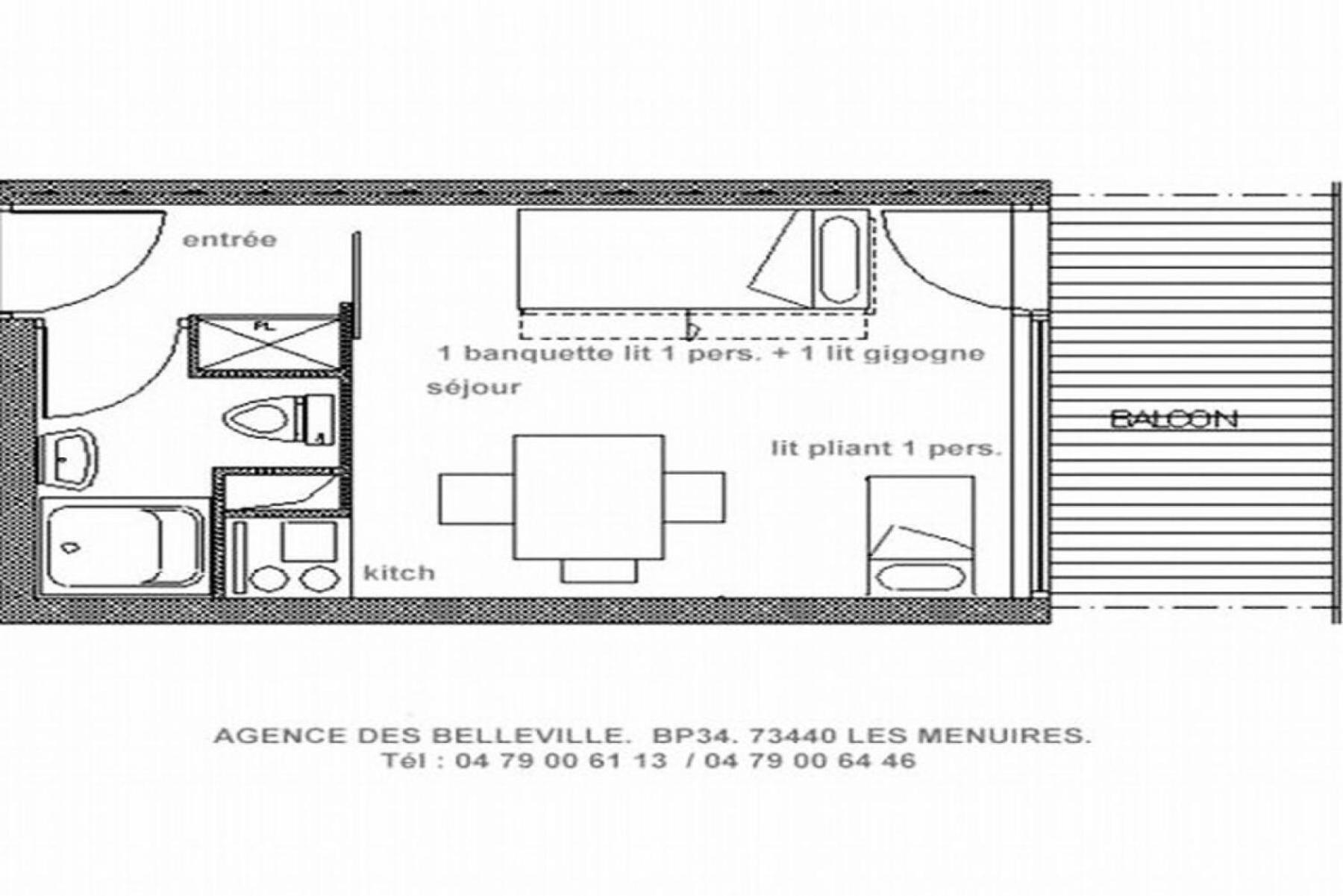 Residence Dorons - Studio Lumineux - Centre Station - Balcon Mae-3414 Сен-Мартен-де-Бельвіль Екстер'єр фото